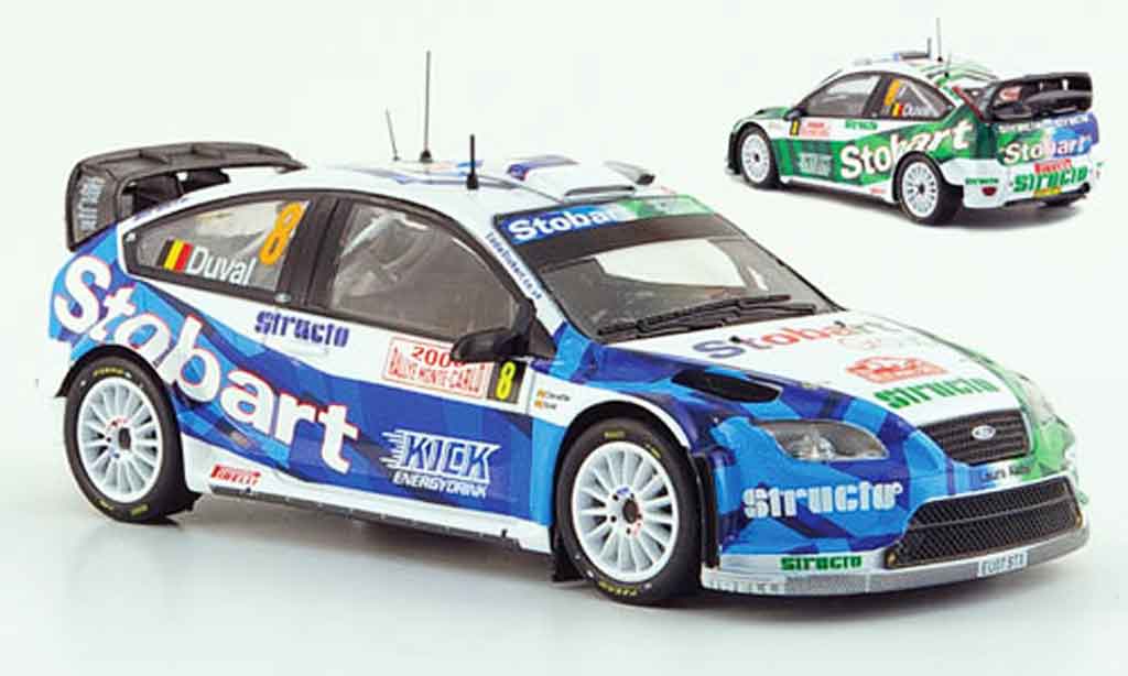 Ford Focus RS WRC 1/43 IXO RS WRC 07 No.8 Structo Rally Monte Carlo 2008 diecast model cars