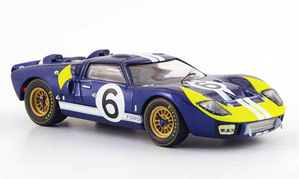 Ford GT40 1/43 IXO GT 40 MK II No.6 Andretti Bianchi 24h Le Mans 1966 diecast model cars