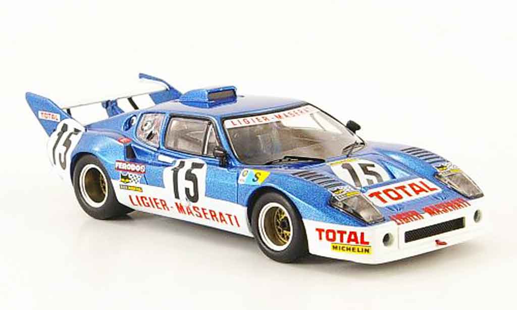 Maserati Ligier 1/43 IXO js2 no.15 laffite serpaggi 24h le mans 1974 diecast model cars