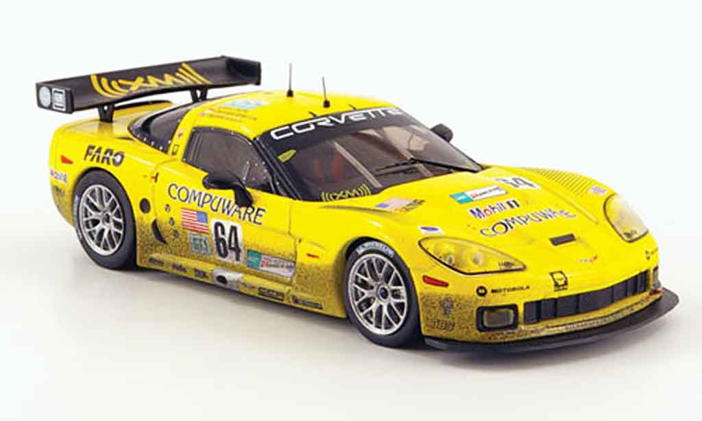 Chevrolet Corvette C6 1/43 IXO C6 R No.64Compuware 24h Le Mans 2007 diecast model cars