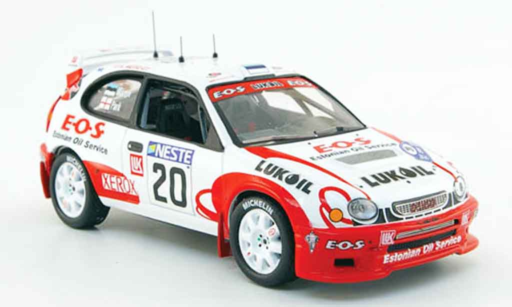Toyota Corolla 1/43 IXO wrc no.20 lukoil e.o.s. rallye finland 2000 diecast model cars
