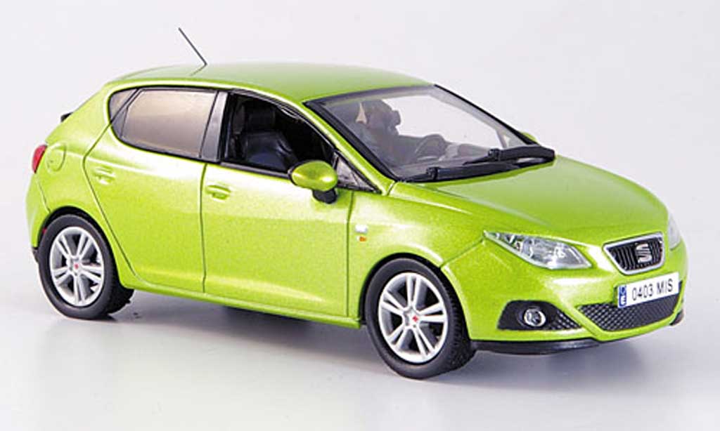 Seat Ibiza 1/43 J Collection clair-vert 5-portes 2008 diecast model cars