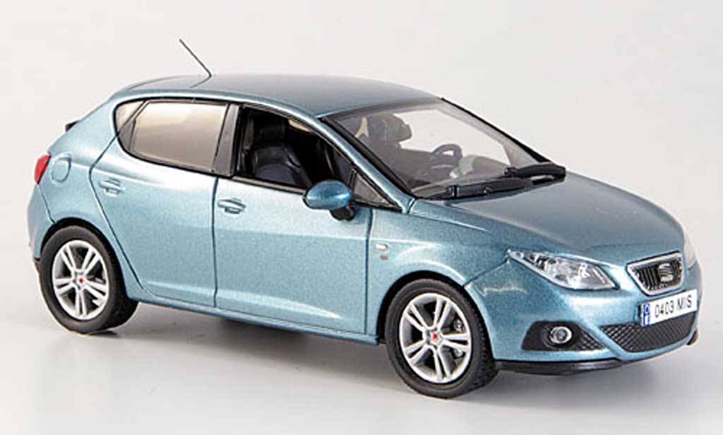 Seat Ibiza 1/43 J Collection blue 5-portes 2008 diecast model cars