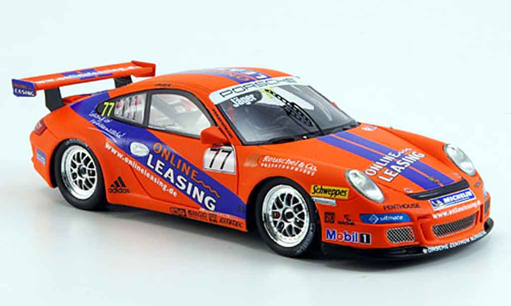 Porsche 997 GT3 CUP 1/43 Spark GT3 Cup 2008 No.77 Online Leasing Carrera Cup diecast model cars