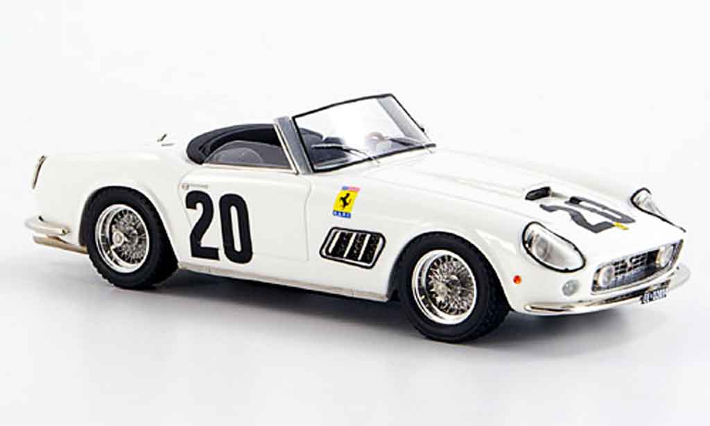 Ferrari 250 Spyder 1/43 Look Smart Spyder californiano.20 white le mans diecast model cars