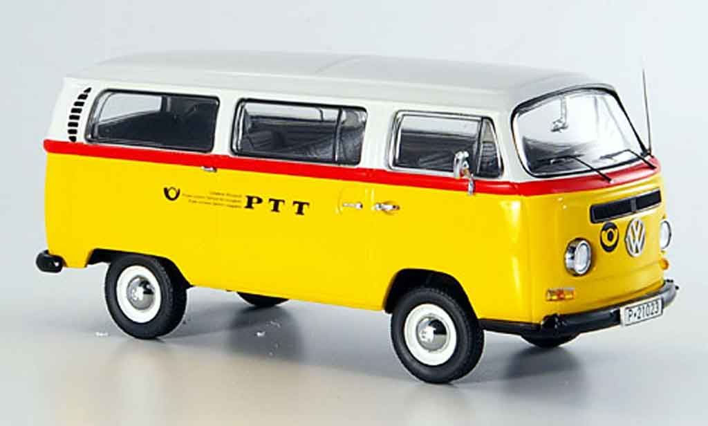 Volkswagen Combi 1/43 Schuco t2a bus ptt reisepost diecast model cars