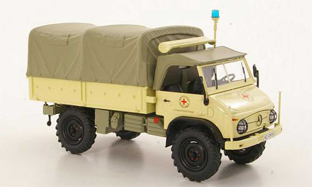 Mercedes Unimog 1/43 Schuco 404 S redes Kreuz Pritsche/Plane diecast model cars
