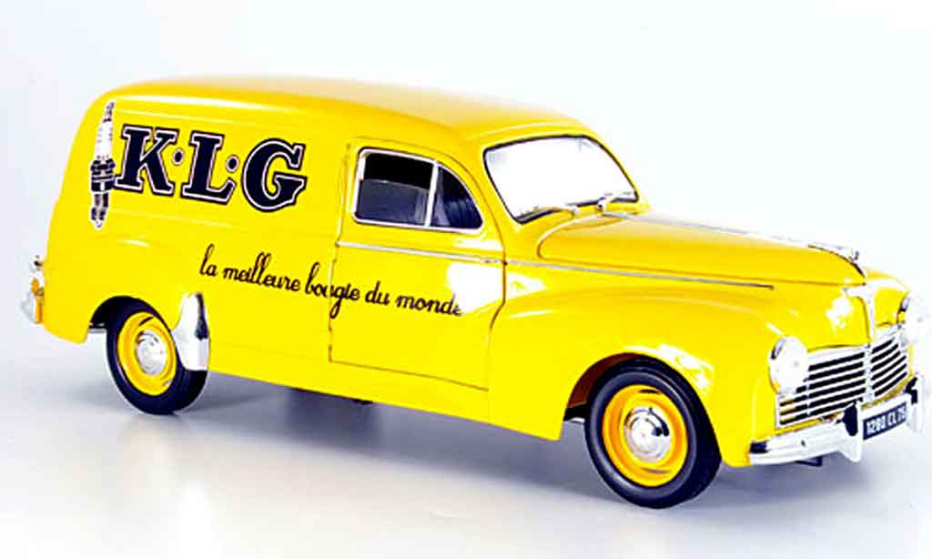 Peugeot 203 Fourgonette 1/18 Solido Vanette kombi klg yellow 1954 diecast model cars
