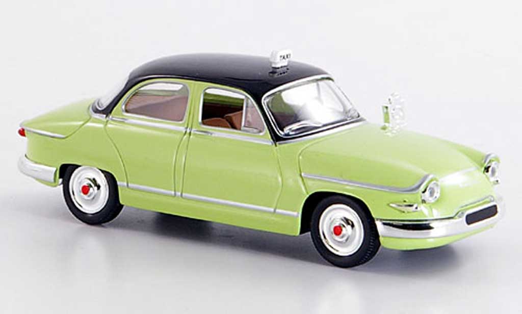 Panhard PL17 1/43 Solido Taxi grun-black 1961 diecast model cars