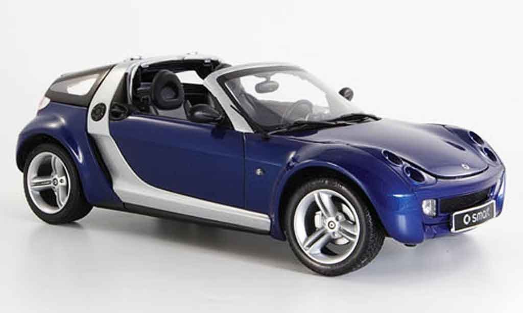 Smart Roadster 1/18 Kyosho coupe blue 2003 diecast model cars