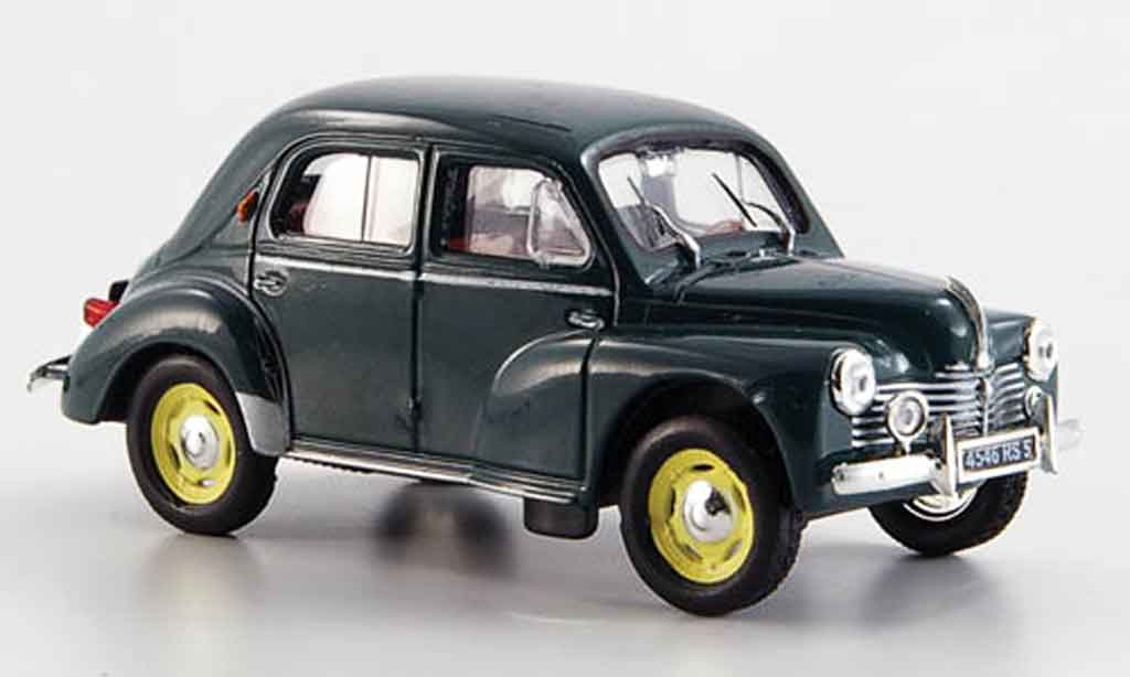 Renault 4CV 1/43 Eligor grand luxe grun 1950 diecast model cars