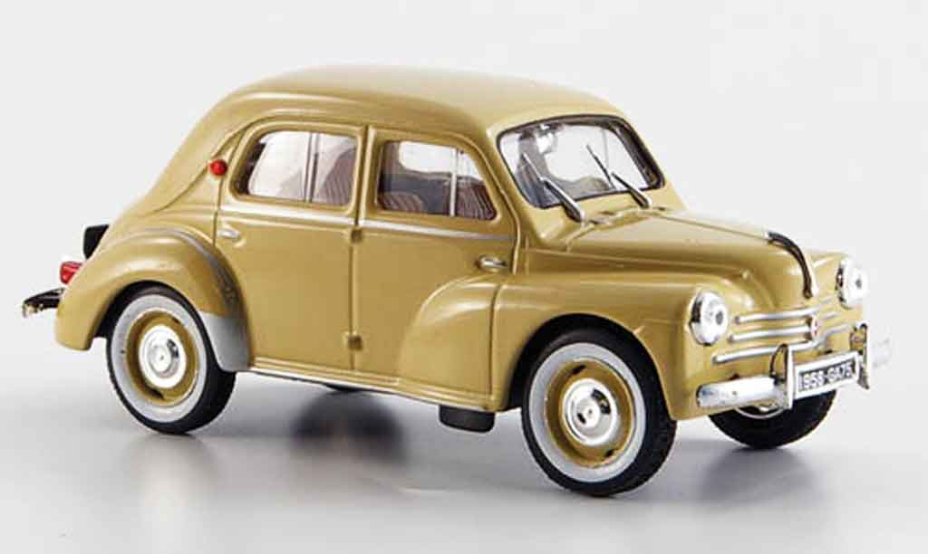 Renault 4CV 1/43 Eligor sport r 1062 beige 1958 diecast model cars