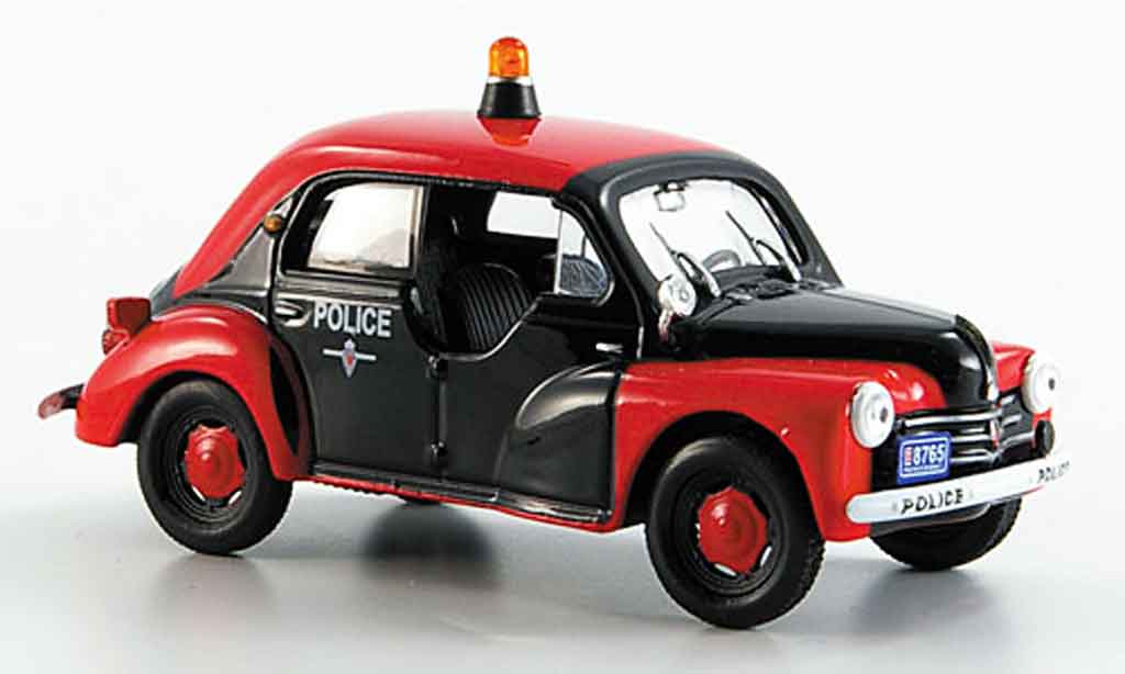 Renault 4CV 1/43 Eligor police r1062 1956 diecast model cars