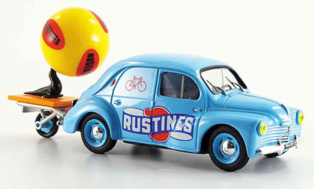 Renault 4CV 1/43 Eligor werbefahrzeug rustines 1951 diecast model cars