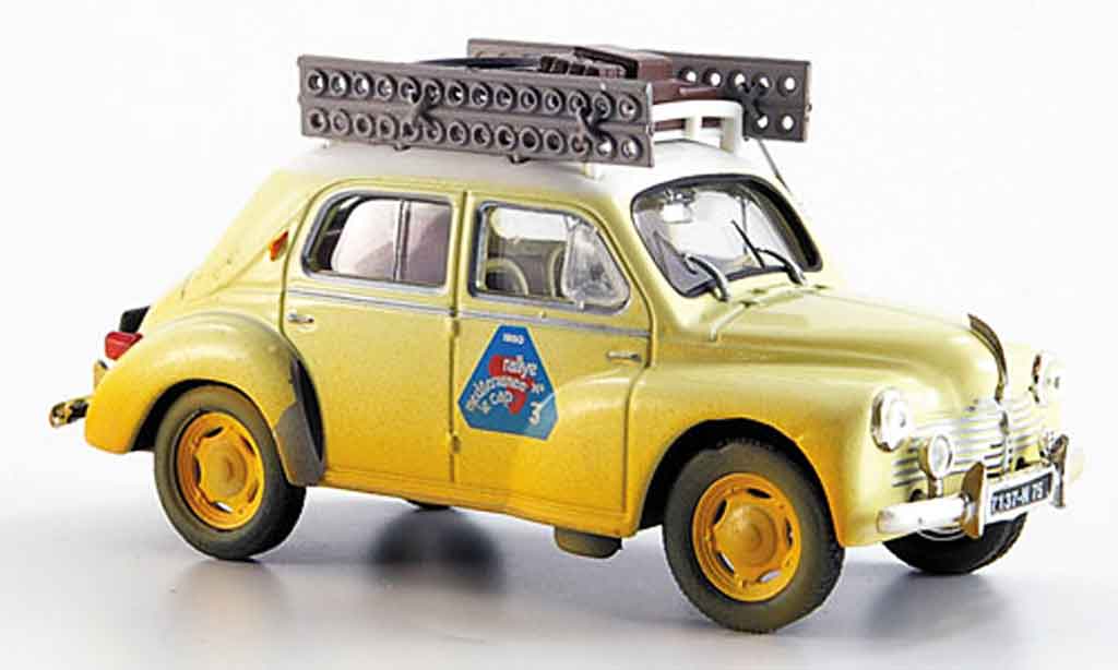 Renault 4CV 1/43 Eligor rallye mediteranee 1950 diecast model cars