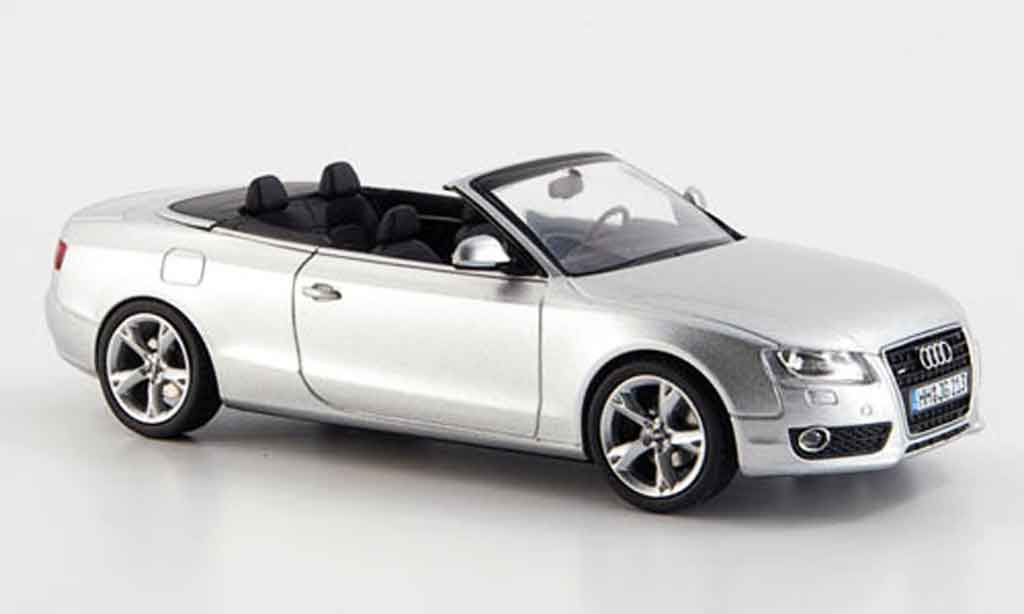 Audi A5 1/43 Schuco Convertible grey metallisee diecast model cars