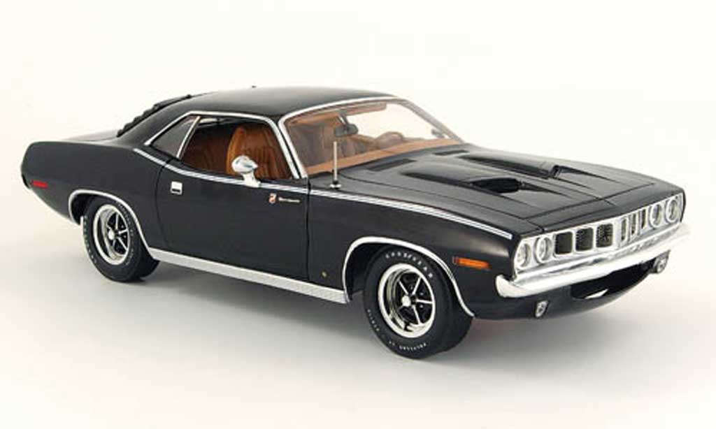 Plymouth Gran Barracuda 1/18 Highway 61 black 1971 diecast model cars
