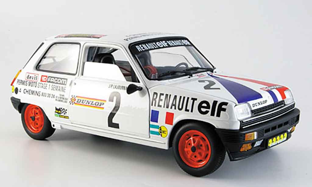 Renault 5 Alpine 1/18 Solido Alpine no.2 lajournade 1977 diecast model cars