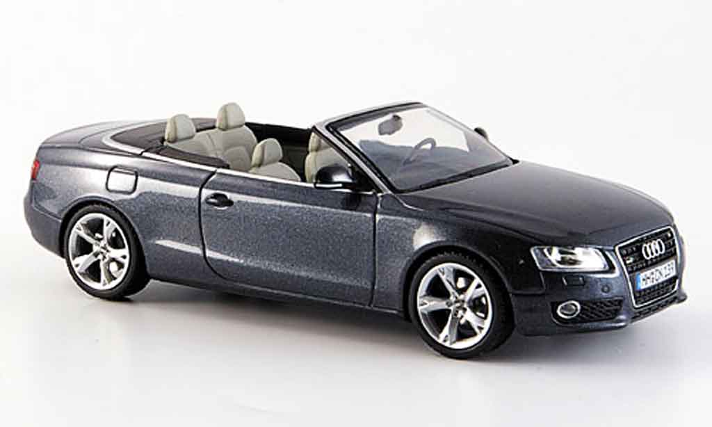 Audi A5 1/43 Schuco Convertible grey diecast model cars