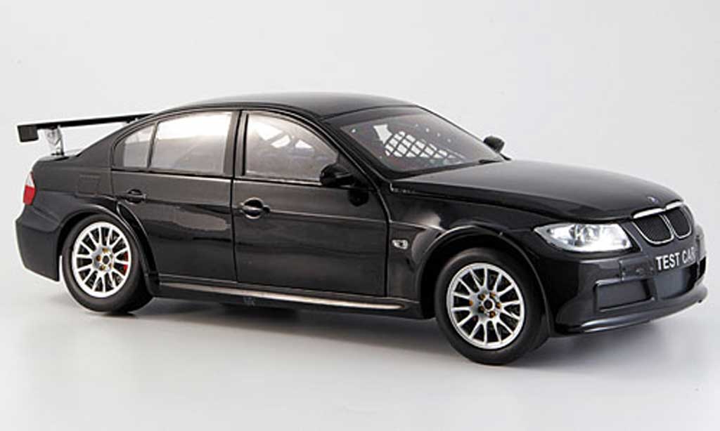 Bmw 320 E90 1/18 Guiloy E90 si black WTCC test car diecast model cars