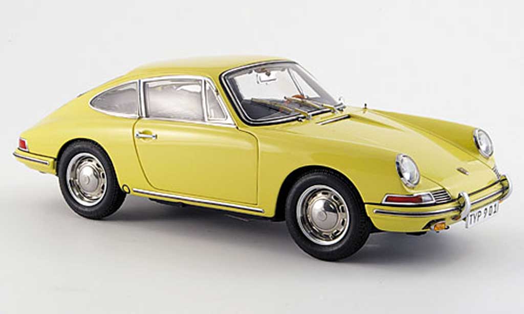 Porsche 901 1964 1/18 CMC 1964 (serie) cremeyellow innenausstattung black diecast model cars