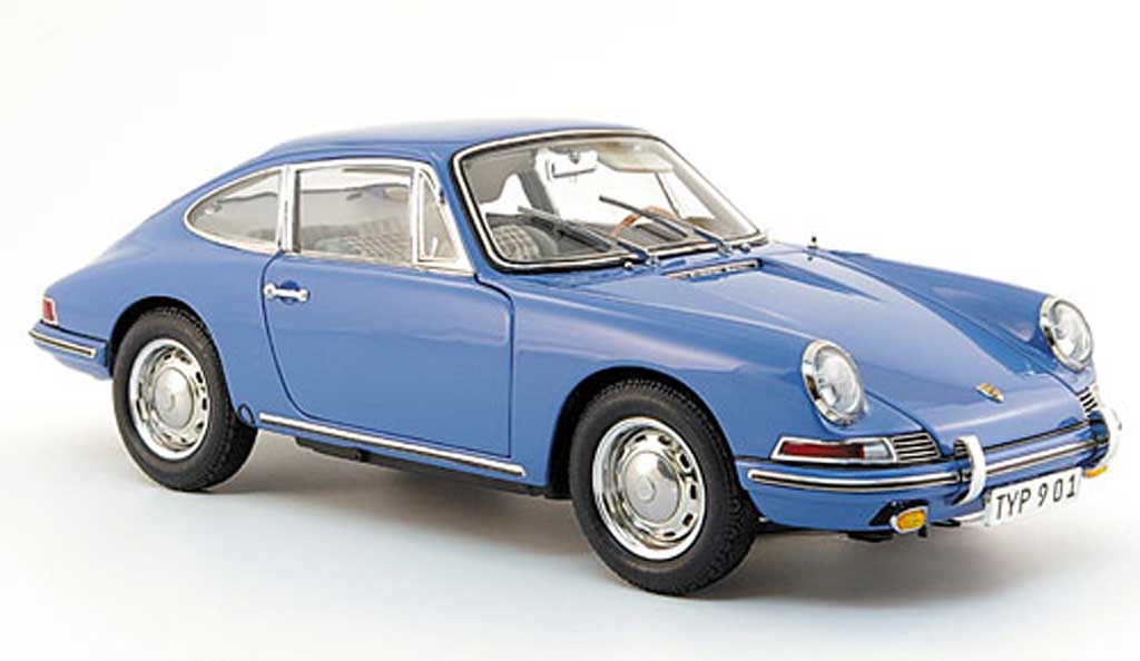 Porsche 901 1964 1/18 CMC 1964 (serie) blue innenausstattung grey diecast model cars