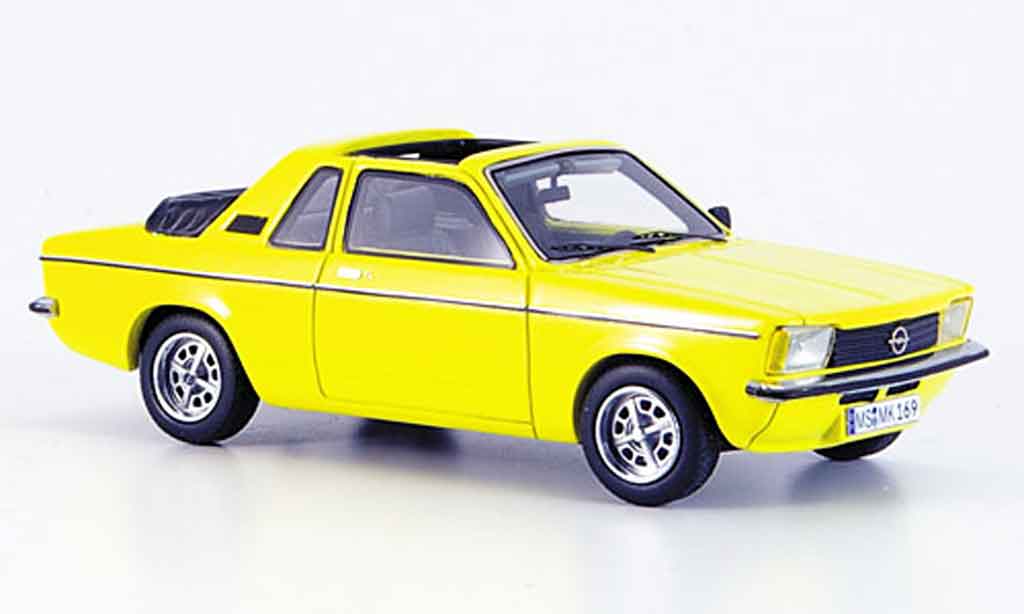 Opel Kadett C 1/43 Neo C aero yellow 1978 diecast model cars