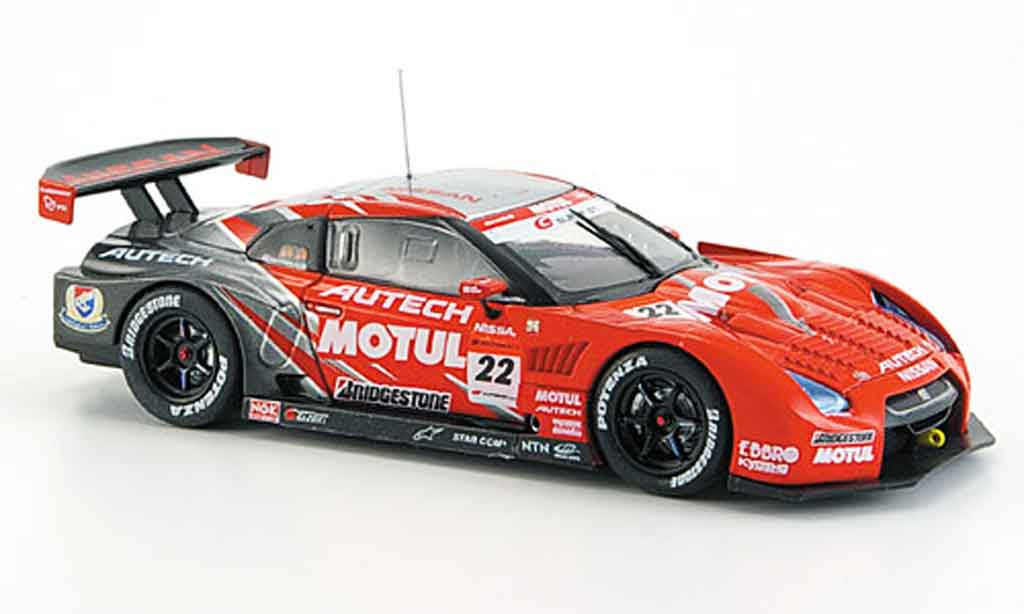 Nissan Skyline R35 1/43 Ebbro JGTC R35 GT R Motul Autech No.22 Fuji Super GT 2008 diecast model cars