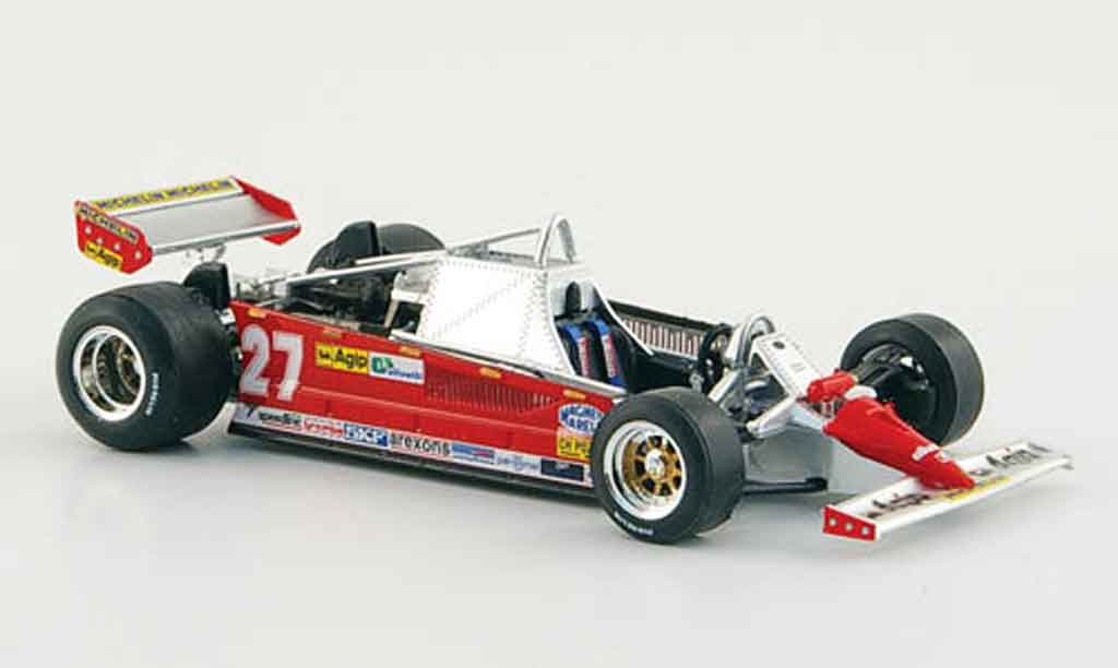 Ferrari 126 1981 1/43 Brumm 1981 CK turbo no.27 g.villeneuve gp monaco diecast model cars
