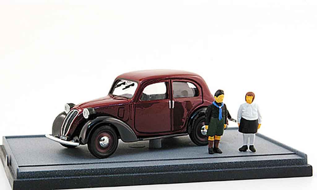 Fiat 1100 1/43 Brumm Nuova Balilla avec 2 Figuren diecast model cars