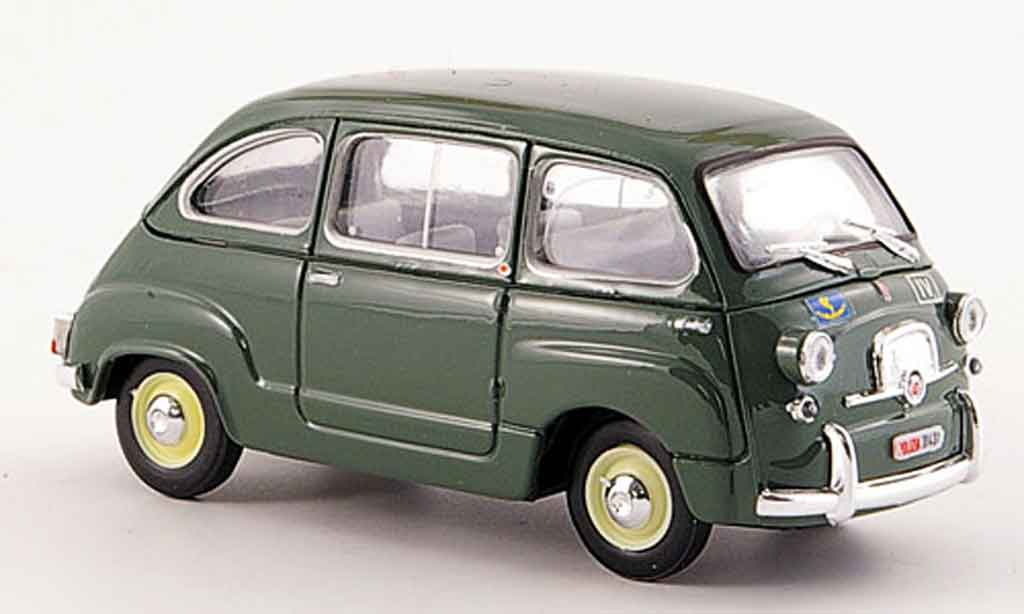 Fiat 600 1/43 Brumm D Multipla Polizia Stradale police 1960 diecast model cars