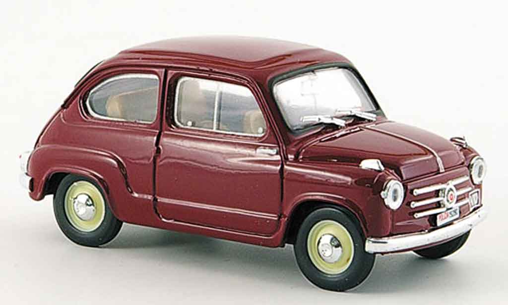 Fiat 600 1/43 Brumm Polizia Stradale police 1955 diecast model cars