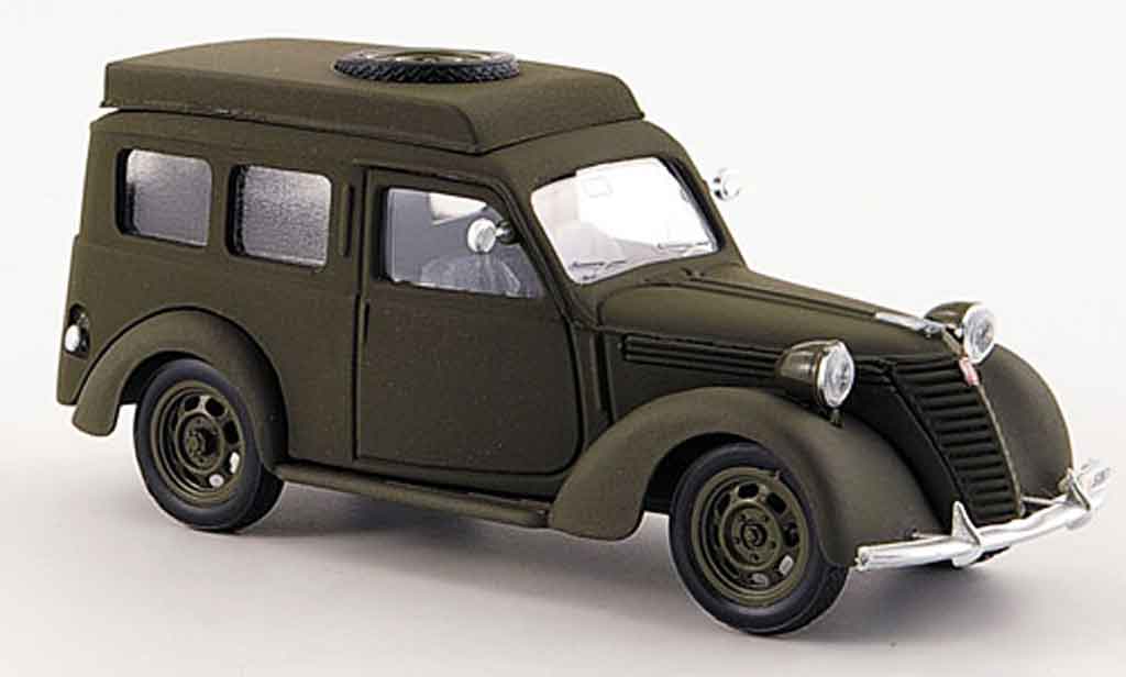 Fiat 1100 1950 1/43 Brumm 1950 Furgone Carabinieri Radiomobile police diecast model cars