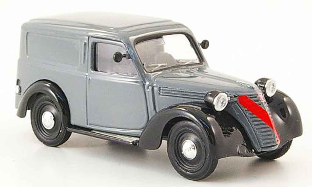 Fiat 1100 1947 1/43 Brumm 1947 Furgone grey black diecast model cars