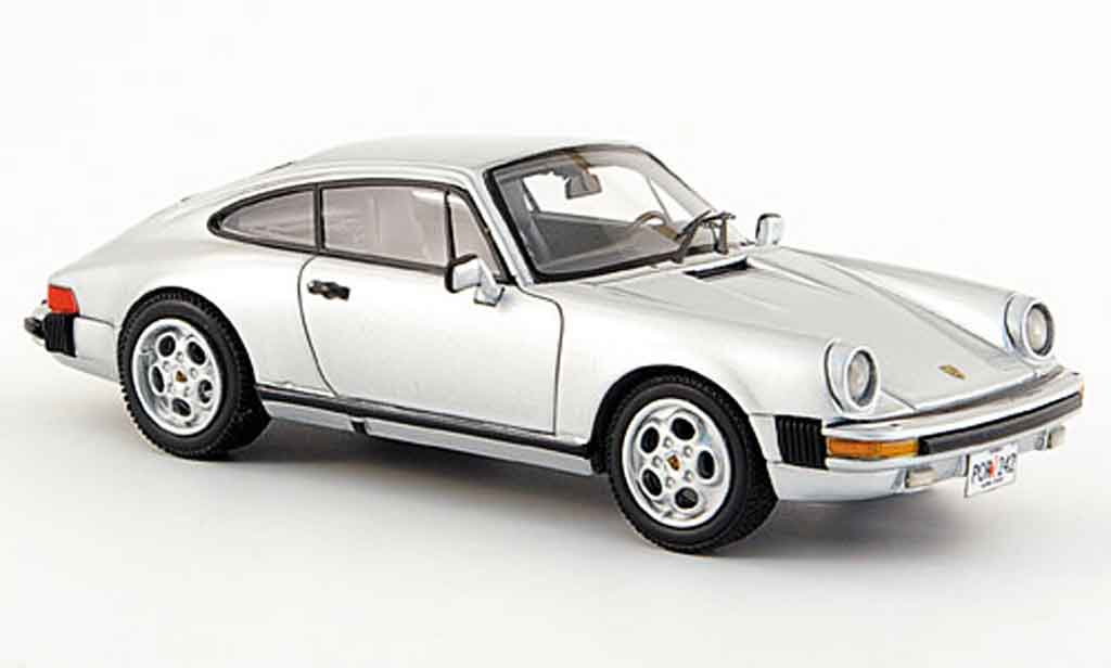 Porsche 930 1/43 Neo Carrera Coupe grey metallisee USA Version 1985 diecast model cars