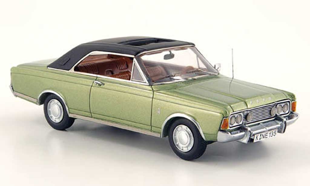 Ford Taunus 1971 1/43 Neo 1971 20M (P7b) Coupe grun/black diecast model cars