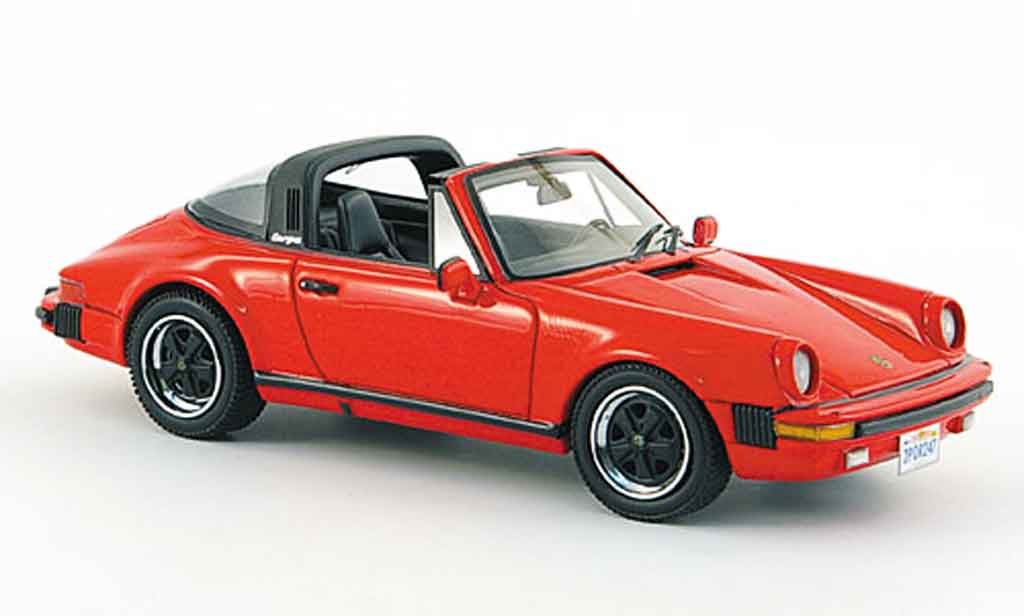 Porsche 930 Targa 1/43 Neo Targa Carrera Targa red USA Version 1985 diecast model cars