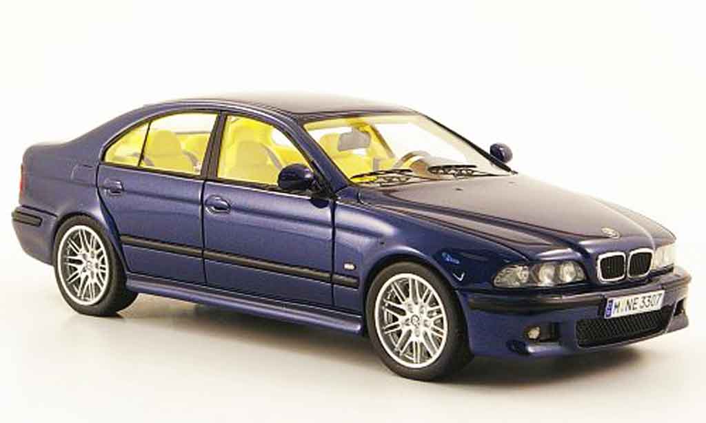 Bmw M5 E39 1/43 Neo E39 blue 2002 diecast model cars