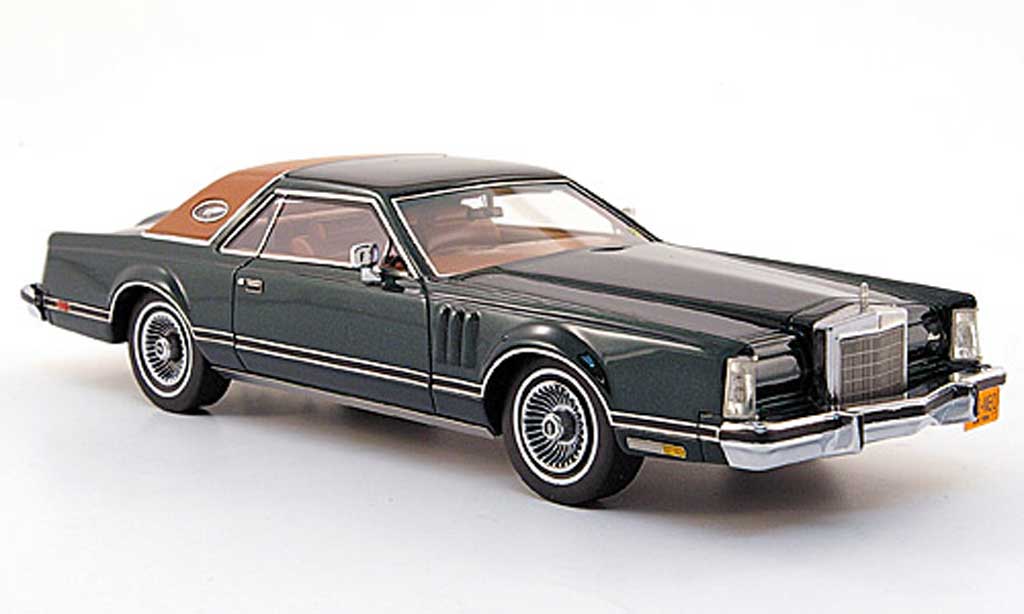 Lincoln Continental 1978 1/43 Neo 1978 Mark V black-vert diecast model cars
