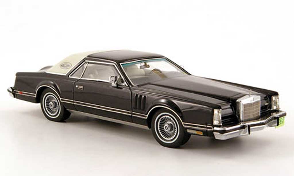 Lincoln Continental 1978 1/43 Neo 1978 Mark V black/white Coupe diecast model cars