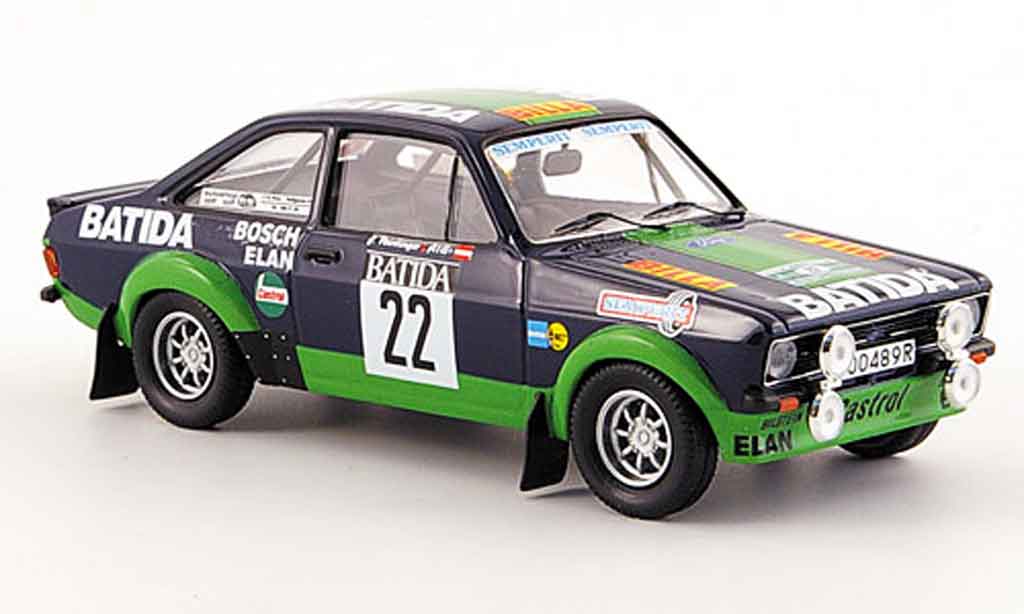 Ford Escort MK2 1/43 Trofeu MK2 BDA No.22 Batida Janner Rally 1980 diecast model cars