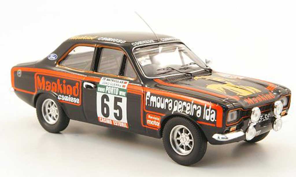 Ford Escort MK1 1/43 Trofeu MK1 No.65 Mankind Rally Portugal 1977 diecast model cars