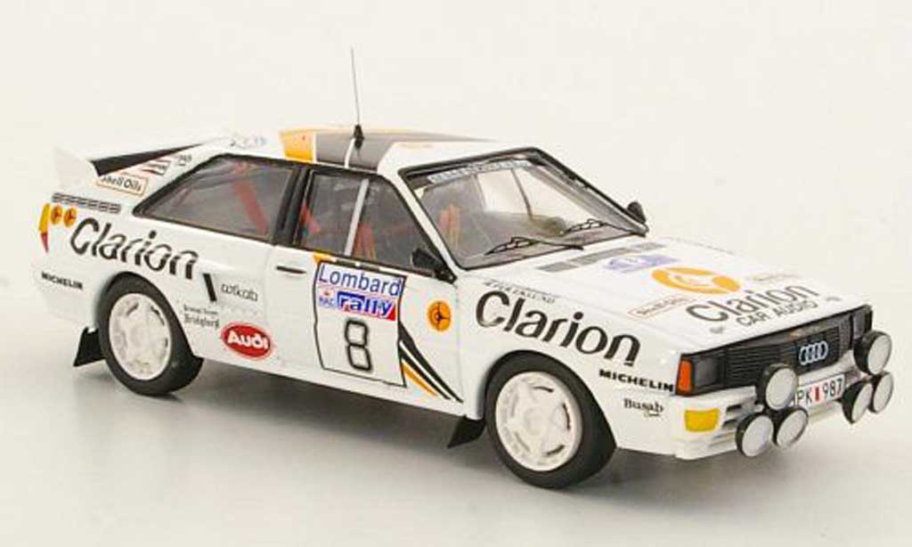 Audi Quattro 1/43 Trofeu No.8 Clarion Rally Grossbritannien 1985 diecast model cars