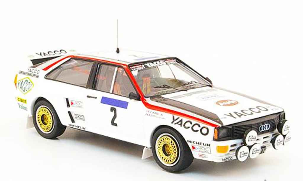 Audi Quattro 1/43 Trofeu No.2 Yacco Tour de France Auto 1984 diecast model cars