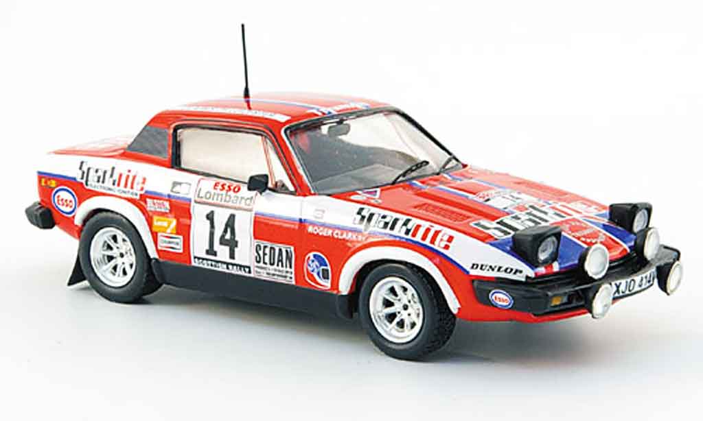 Triumph TR7 1980 1/43 Trofeu 1980 No.14 Sparkrite Rally Schottland diecast model cars