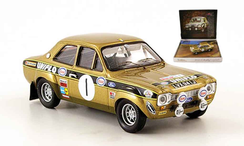 Ford Escort MK1 1/43 Trofeu MK1 No.1 Uniflo Sieger Dunkeries Rally 1972 diecast model cars
