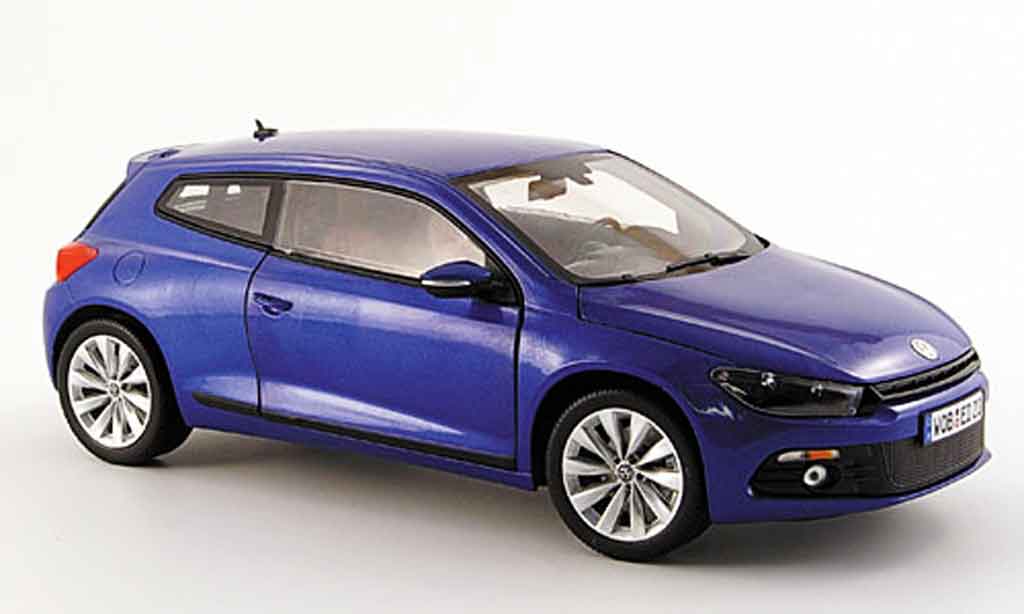Volkswagen Scirocco 1/18 Norev 3 blue 2008 diecast model cars