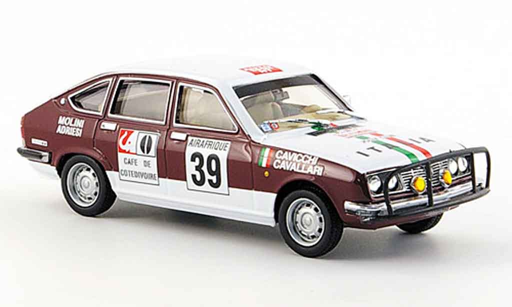 Lancia Beta berline 1/43 Pego berline no.39 italia rallye bandama 1973 diecast model cars