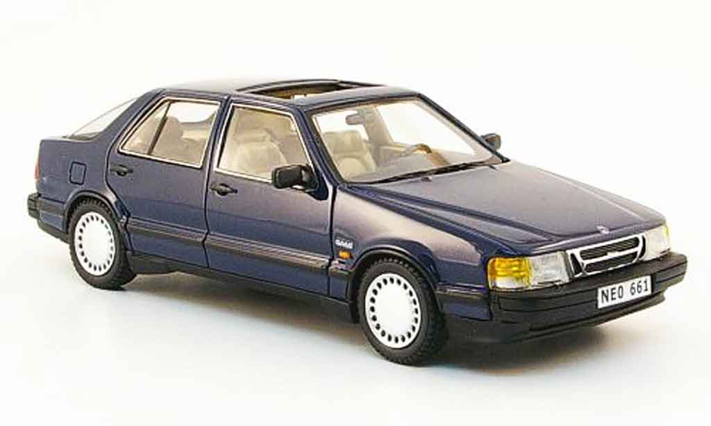 Saab 9000 1/43 Neo i blue 1988 diecast model cars