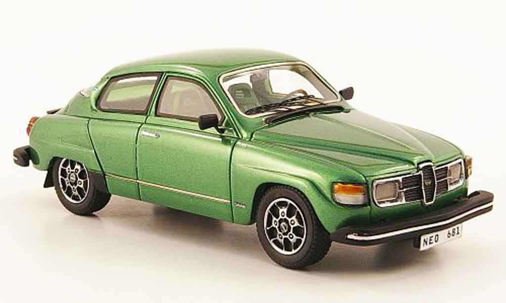 Saab 96 GL 1/43 Neo GL grun 1979 diecast model cars